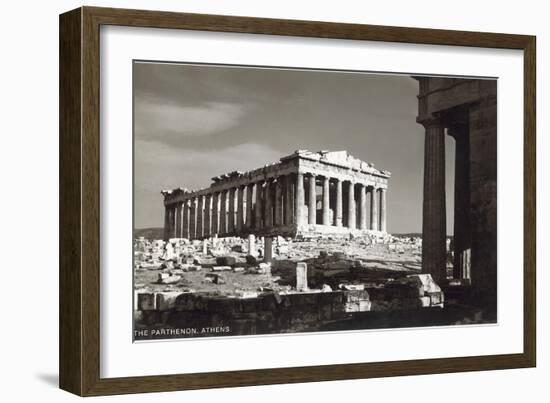 Parthenon at the Acropolis-null-Framed Art Print