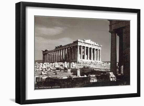 Parthenon at the Acropolis-null-Framed Art Print