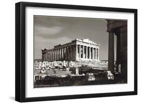 Parthenon at the Acropolis-null-Framed Art Print