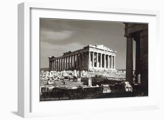 Parthenon at the Acropolis-null-Framed Art Print