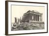 Parthenon at the Acropolis-null-Framed Art Print