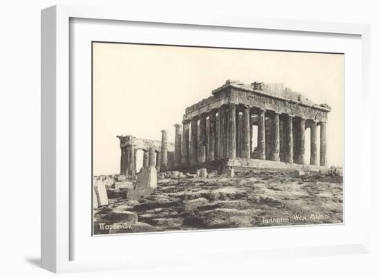 Parthenon at the Acropolis-null-Framed Art Print