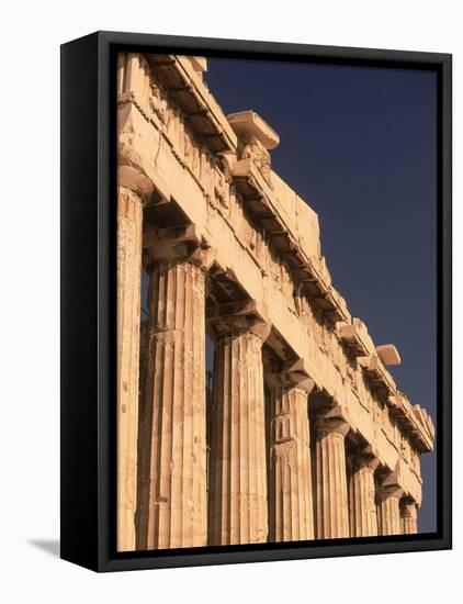 Parthenon, Athens, Greece-Walter Bibikow-Framed Stretched Canvas