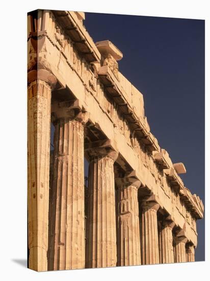 Parthenon, Athens, Greece-Walter Bibikow-Stretched Canvas