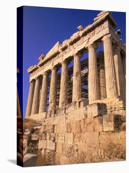 Parthenon, Athens, Greece-Walter Bibikow-Stretched Canvas