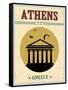 Parthenon From Athens Poster-radubalint-Framed Stretched Canvas