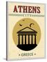 Parthenon From Athens Poster-radubalint-Stretched Canvas