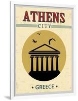 Parthenon From Athens Poster-radubalint-Framed Art Print