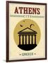 Parthenon From Athens Poster-radubalint-Framed Art Print