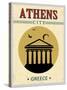 Parthenon From Athens Poster-radubalint-Stretched Canvas