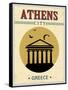 Parthenon From Athens Poster-radubalint-Framed Stretched Canvas