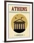 Parthenon From Athens Poster-radubalint-Framed Art Print