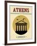 Parthenon From Athens Poster-radubalint-Framed Art Print