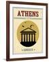 Parthenon From Athens Poster-radubalint-Framed Art Print