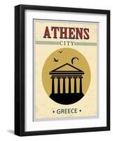 Parthenon From Athens Poster-radubalint-Framed Art Print