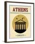 Parthenon From Athens Poster-radubalint-Framed Art Print