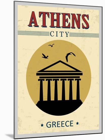 Parthenon From Athens Poster-radubalint-Mounted Art Print