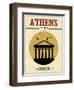 Parthenon From Athens Poster-radubalint-Framed Premium Giclee Print