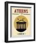 Parthenon From Athens Poster-radubalint-Framed Premium Giclee Print