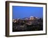 Parthenon from Filopapou at Dusk, Athens, Greece-Walter Bibikow-Framed Premium Photographic Print
