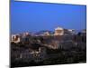 Parthenon from Filopapou at Dusk, Athens, Greece-Walter Bibikow-Mounted Premium Photographic Print