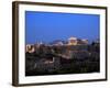 Parthenon from Filopapou at Dusk, Athens, Greece-Walter Bibikow-Framed Photographic Print