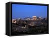 Parthenon from Filopapou at Dusk, Athens, Greece-Walter Bibikow-Framed Stretched Canvas