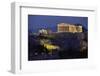 Parthenon Illuminated at Dusk-Paul Souders-Framed Premium Photographic Print