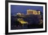 Parthenon Illuminated at Dusk-Paul Souders-Framed Photographic Print