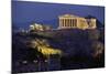 Parthenon Illuminated at Dusk-Paul Souders-Mounted Photographic Print