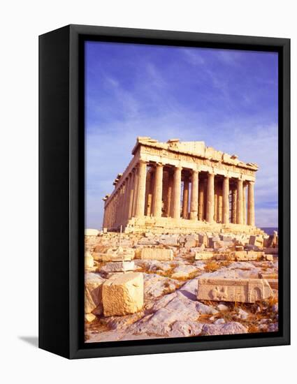 Parthenon on Acropolis, Athens, Greece-Bill Bachmann-Framed Stretched Canvas