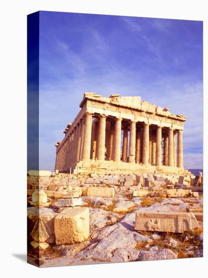 Parthenon on Acropolis, Athens, Greece-Bill Bachmann-Stretched Canvas