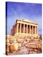 Parthenon on Acropolis, Athens, Greece-Bill Bachmann-Stretched Canvas