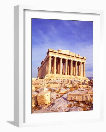 Parthenon on Acropolis, Athens, Greece-Bill Bachmann-Framed Photographic Print