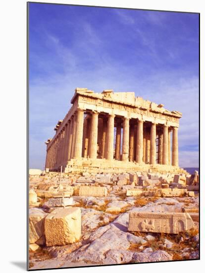 Parthenon on Acropolis, Athens, Greece-Bill Bachmann-Mounted Photographic Print