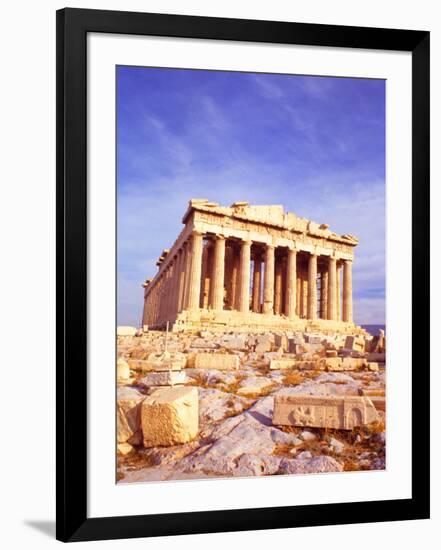 Parthenon on Acropolis, Athens, Greece-Bill Bachmann-Framed Photographic Print