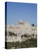 Parthenon Temple and Acropolis, UNESCO World Heritage Site, Athens, Greece, Europe-Angelo Cavalli-Stretched Canvas