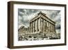 Parthenon Temple on Acropolis-null-Framed Art Print