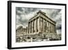 Parthenon Temple on Acropolis-null-Framed Art Print