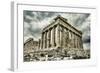 Parthenon Temple on Acropolis-null-Framed Art Print