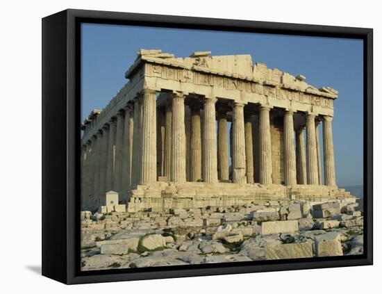Parthenon, the Acropolis, UNESCO World Heritage Site, Athens, Greece, Europe-James Green-Framed Stretched Canvas