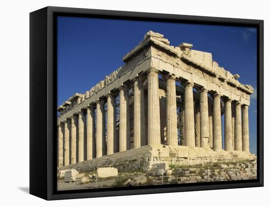 Parthenon, the Acropolis, UNESCO World Heritage Site, Athens, Greece, Europe-Simanor Eitan-Framed Stretched Canvas