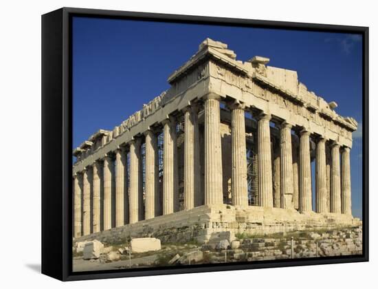 Parthenon, the Acropolis, UNESCO World Heritage Site, Athens, Greece, Europe-Simanor Eitan-Framed Stretched Canvas