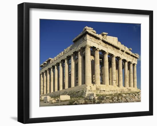 Parthenon, the Acropolis, UNESCO World Heritage Site, Athens, Greece, Europe-Simanor Eitan-Framed Photographic Print