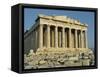 Parthenon, the Acropolis, UNESCO World Heritage Site, Athens, Greece, Europe-James Green-Framed Stretched Canvas