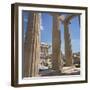 Parthenon Viewed from Propylaea, the Acropolis, UNESCO World Heritage Site, Athens, Greece-Roy Rainford-Framed Photographic Print