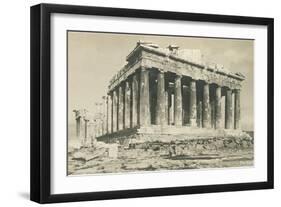 Parthenon-null-Framed Art Print