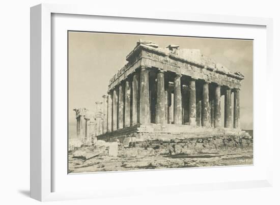 Parthenon-null-Framed Art Print