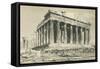 Parthenon-null-Framed Stretched Canvas