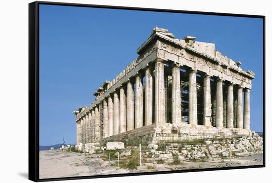 Parthenon-null-Framed Stretched Canvas